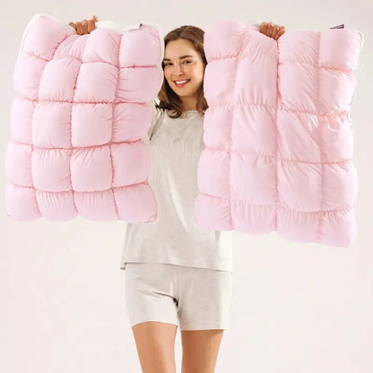 Cloud-Like Comfort, Breathable Support – Ideal for Side, Back & Stomach Sleepers