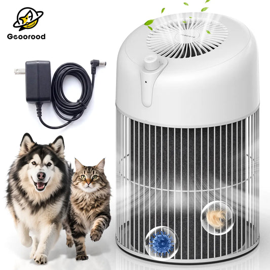 HEPA Air Purifier – Removes Pet Hair, Dander, Dust & Odors – Quiet Sleep Mode & Safety Shutoff