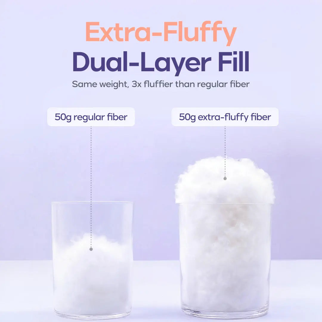 Cloud-Like Comfort, Breathable Support – Ideal for Side, Back & Stomach Sleepers