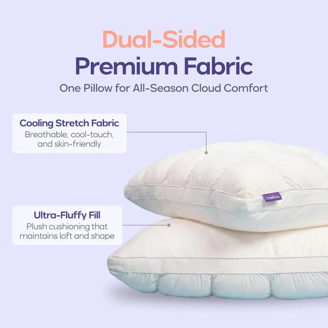 Cloud-Like Comfort, Breathable Support – Ideal for Side, Back & Stomach Sleepers