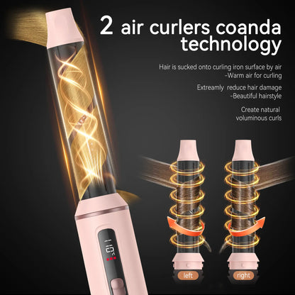 5-in-1 Salon Air Styler – Hot Air Brush, Ultra-Light – Curling & Hair Tools Set – 30-Day Warranty Included