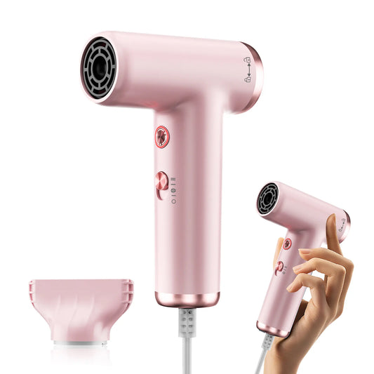 110,000 RPM Mini Hair Dryer – SuperFast, Lightweight & Portable – Great for Dorm, Home & On-the-Go