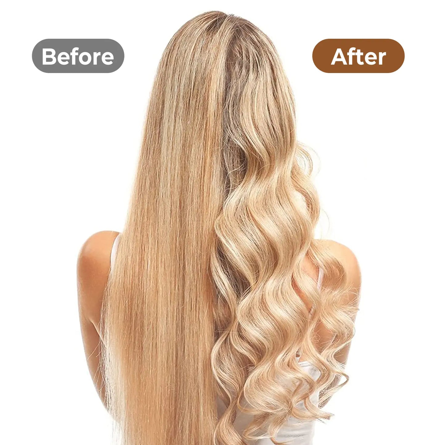 Ionic Deep Waver – Effortless Beachy Wave Curler – Pink, Creates Natural Voluminous Curls – Hair Styling Made Easy