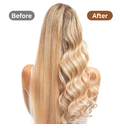Ionic Deep Waver – Effortless Beachy Wave Curler – Pink, Creates Natural Voluminous Curls – Hair Styling Made Easy